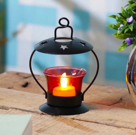 India Desire : Buy Red Glass Votive Tea Light Holder At Rs 49 From Pepperfry [Selling Price Rs 359]